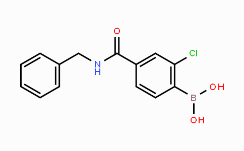 CAS No. 2096334-06-2, 4-Benzylcarbamoyl-2-chlorobenzeneboronic acid