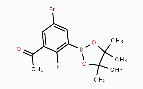 3-Acetyl-5-bromo-2-fluorophenylboronic acid pinacol ester