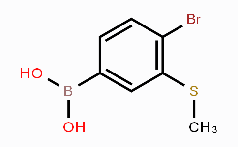 4-Bromo-3-(methylthio)phenylboronic acid