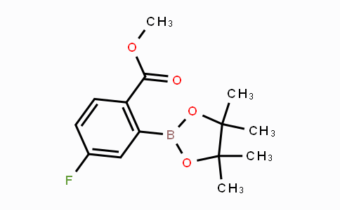 CAS No. 1400976-17-1, 5-Fluoro-2-(methoxycarbonyl)phenylboronic acid pinacol ester