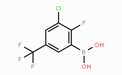 CAS No. 2096342-38-8, 3-Chloro-2-fluoro-5-(trifluoromethyl)phenylboronic acid