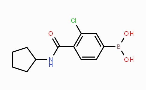 CAS No. 957061-19-7, 3-Chloro-4-cyclopentylcarbamoylphenylboronic acid