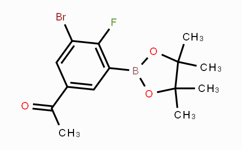 5-Acetyl-3-bromo-2-fluorophenylboronic acid pinacol ester
