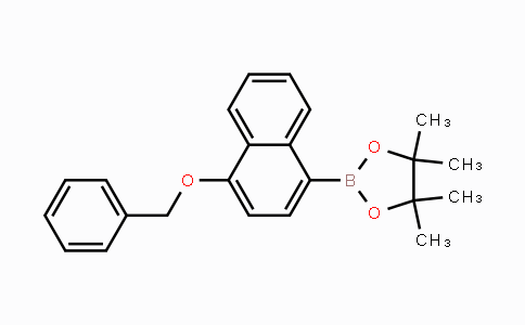 CAS No. 2096997-27-0, 2-[4-(Benzyloxy)-1-naphthyl]-4,4,5,5-tetramethyl-1,3,2-dioxaborolane