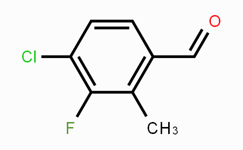 CAS No. 1783769-70-9, 4-Chloro-3-fluoro-2-methylbenzaldehyde