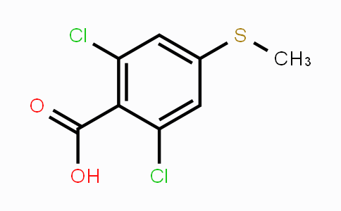 CAS No. 2145093-98-5, 2,6-Dichloro-4-(methylsulfanyl)benzoic acid