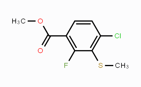 159329-14-3 | Methyl 4-chloro-2-fluoro-3-(methylthio)benzoate