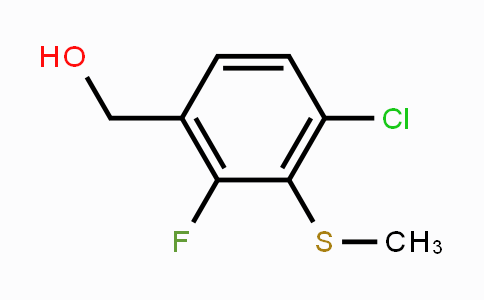 CAS No. 2145093-82-7, [4-Chloro-2-fluoro-3-(methylsulfanyl)phenyl]methanol