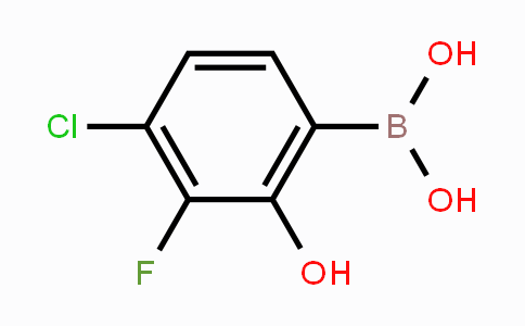 4-Chloro-3-fluoro-2-hydroxyphenylboronic acid