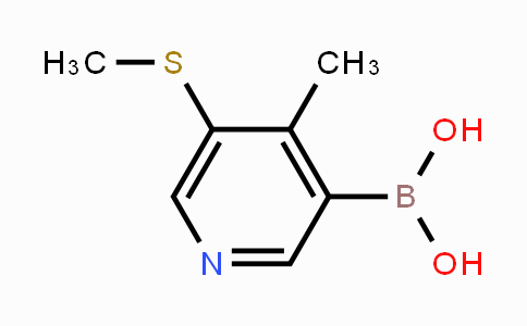 DY449277 | 4-Methyl-5-(methylthio)pyridine-3-boronic acid