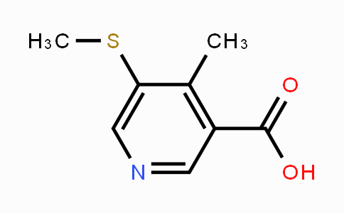 CAS No. 2145093-85-0, 4-Methyl-5-(methylsulfanyl)pyridine-3-carboxylic acid