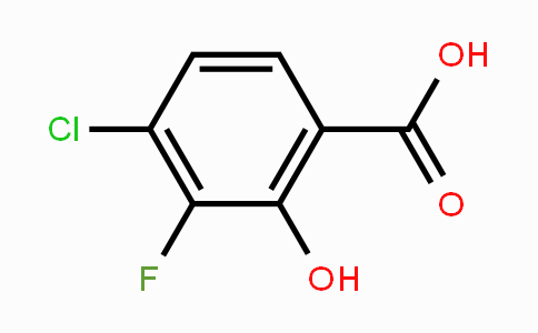 CAS No. 1702676-05-8, 4-Chloro-3-fluoro-2-hydroxybenzoic acid