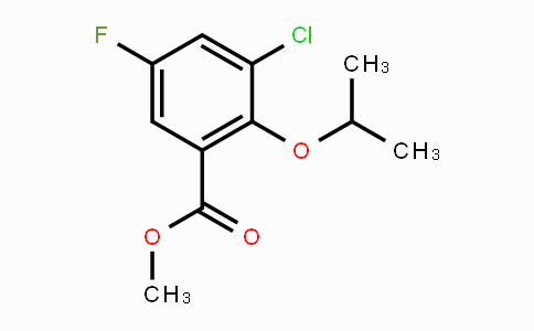 2121777-23-7 | Methyl 3-chloro-5-fluoro-2-isopropoxybenzoate