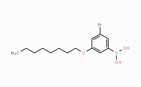 CAS No. 2121512-47-6, 3-Bromo-5-octyloxyphenylboronic acid
