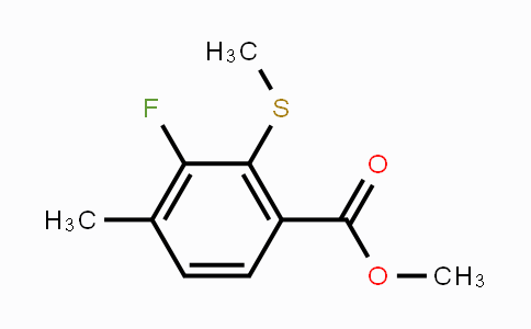2145093-90-7 | Methyl 3-fluoro-4-methyl-2-(methylsulfanyl)benzoate