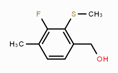 CAS No. 2145093-92-9, [3-Fluoro-4-methyl-2-(methylsulfanyl)phenyl]methanol