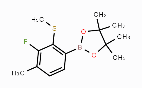 3-Fluoro-4-methyl-2-(methylthio)phenylboronic acid pinacol ester