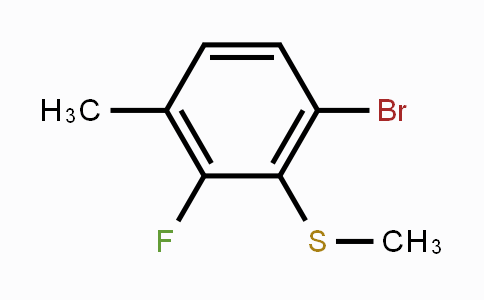 CAS No. 2121513-16-2, 1-Bromo-3-fluoro-4-methyl-2-(methylsulfanyl)benzene