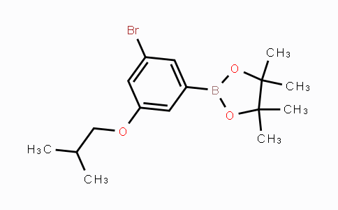 CAS No. 1218789-48-0, 3-Bromo-5-isobutoxyphenylboronic acid pinacol ester