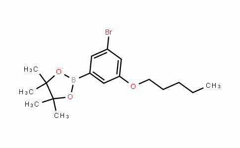 CAS No. 2121513-54-8, 5-Bromo-3-pentyloxyphenylboronic acid pinacol ester