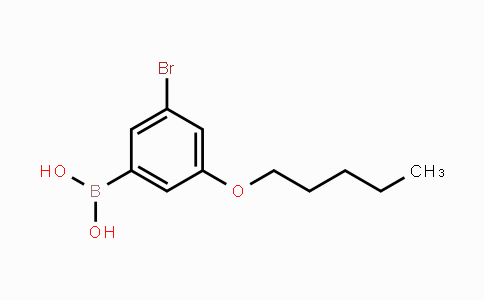 CAS No. 2121512-33-0, 5-Bromo-3-pentyloxyphenylboronic acid