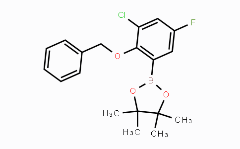 CAS No. 2121512-22-7, 2-Benzyloxy-3-chloro-5-fluorophenylboronic acid pinacol ester