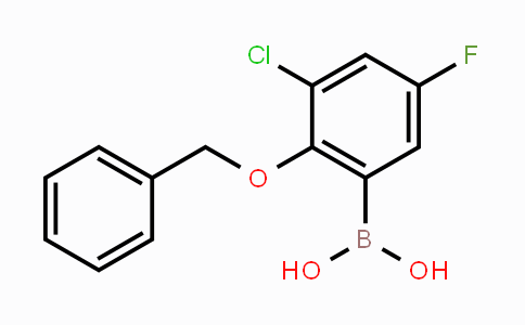 CAS No. 2121513-11-7, 2-Benzyloxy-3-chloro-5-fluorophenylboronic acid