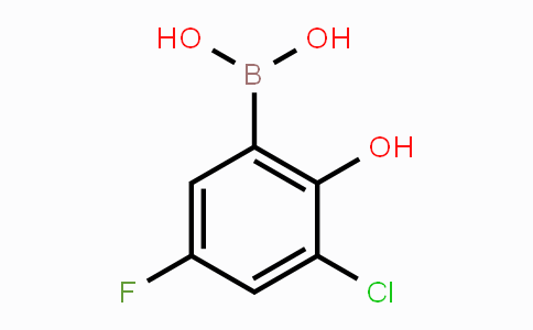 CAS No. 2121515-30-6, 3-Chloro-5-fluoro-2-hydroxyphenylboronic acid