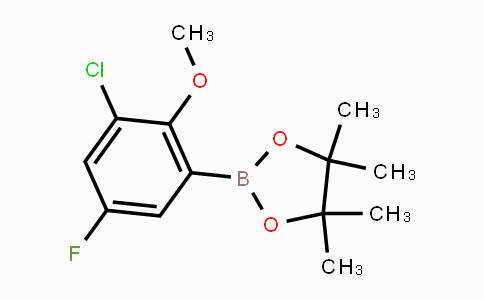 2121514-87-0 | 3-Chloro-5-fluoro-2-methoxyphenylboronic acid pinacol ester
