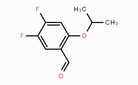 CAS No. 1544715-31-2, 4,5-Difluoro-2-(propan-2-yloxy)benzaldehyde