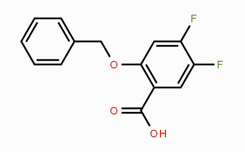 CAS No. 1823862-15-2, 2-(Benzyloxy)-4,5-difluorobenzoic acid