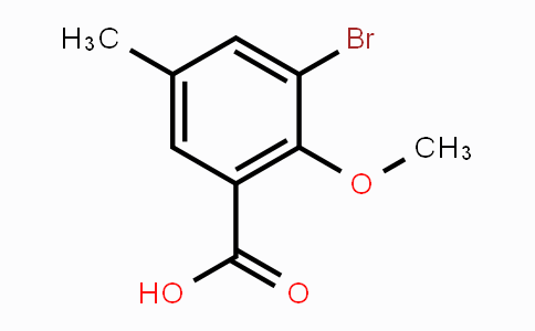 MC449428 | 73469-58-6 | 3-Bromo-2-methoxy-5-methylbenzoic acid