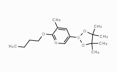 CAS No. 1375303-05-1, 2-Butoxy-3-methyl-5-(4,4,5,5-tetramethyl-1,3,2-dioxaborolan-2-yl)pyridine