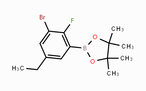 CAS No. 2121514-74-5, 3-Bromo-5-ethyl-2-fluorophenylboronic acid pinacol ester