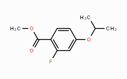 CAS No. 1394933-49-3, 2-Fluoro-4-isopropoxybenzoic acid methyl ester