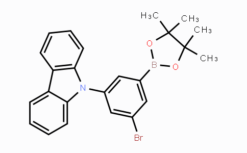 CAS No. 2121512-10-3, 3-Bromo-5-(9H-carbazol-9-yl)-phenylboronic acid pinacol ester