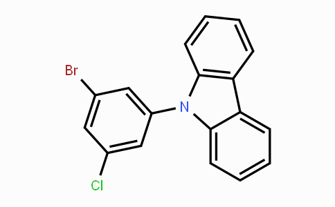 CAS No. 1638533-94-4, 9-(3-Bromo-5-chlorophenyl)-9H-carbazole
