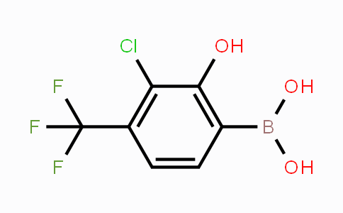 CAS No. 2121512-08-9, 3-Chloro-2-hydroxy-4-(trifluoromethyl)phenylboronic acid