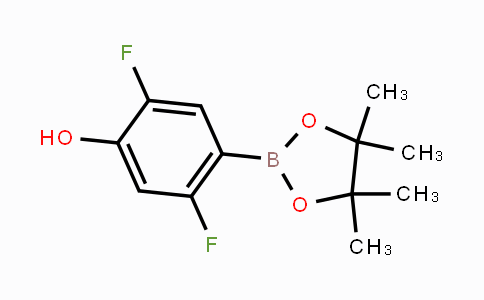 CAS No. 1817835-85-0, 2,5-Difluoro-4-hydroxyphenylboronic acid pinacol ester