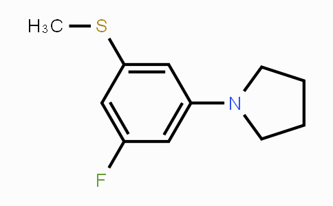 CAS No. 2121515-14-6, 1-(3-Fluoro-(5-methylsulfanyl)phenyl)pyrolidine