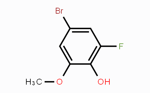CAS No. 1781791-23-8, 4-Bromo-2-fluoro-6-methoxyphenol
