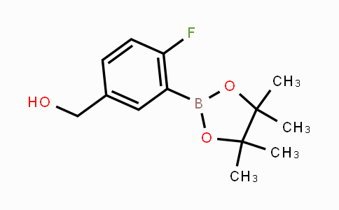 CAS No. 1333264-06-4, [4-Fluoro-3-(tetramethyl-1,3,2-dioxaborolan-2-yl)phenyl]methanol