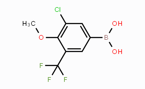 CAS No. 2121515-22-6, 3-Chloro-4-methoxy-5-(trifluoromethyl)phenylboronic acid