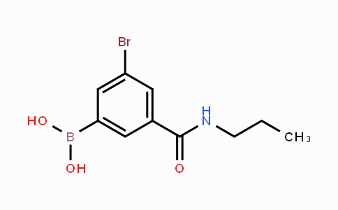 CAS No. 2121512-78-3, 5-Bromo-3-(N-propylaminocarbonyl)phenylboronic acid