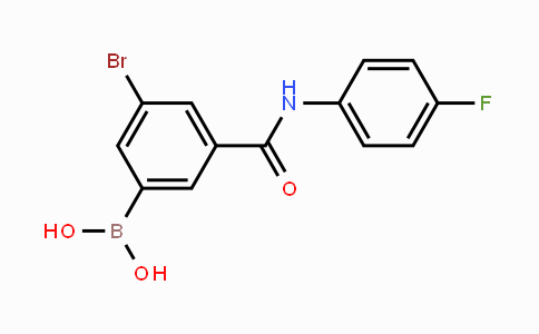 2121513-21-9 | 5-Bromo-3-(4-fluorophenyl)aminocarbonylphenylboronic acid
