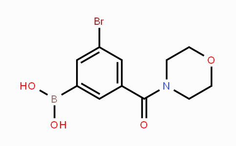 2121512-75-0 | 5-Bromo-3-(morpholine-4-carbonyl)phenylboronic acid