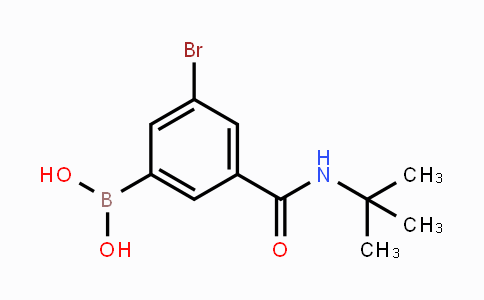 CAS No. 2121512-70-5, 5-Bromo-3-(tert-butylaminocarbonyl)phenylboronic acid