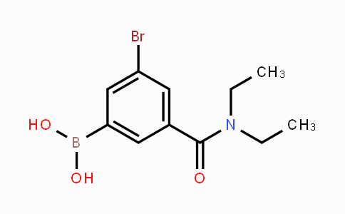 CAS No. 2121514-35-8, 5-Bromo-3-(N,N-diethylaminocarbonyl)phenylboronic acid