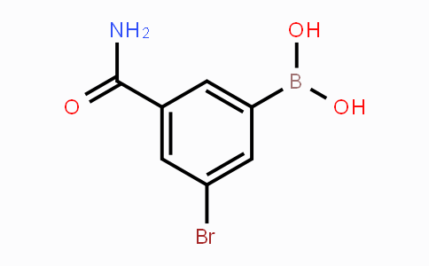 CAS No. 2121513-97-9, 3-Aminocarbonyl-5-bromophenylboronic acid