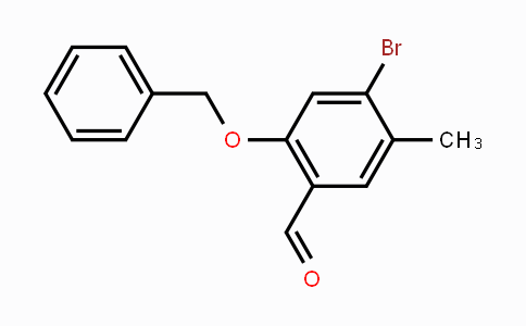 CAS No. 2056110-59-7, 2-(Benzyloxy)-4-bromo-5-methylbenzaldehyde